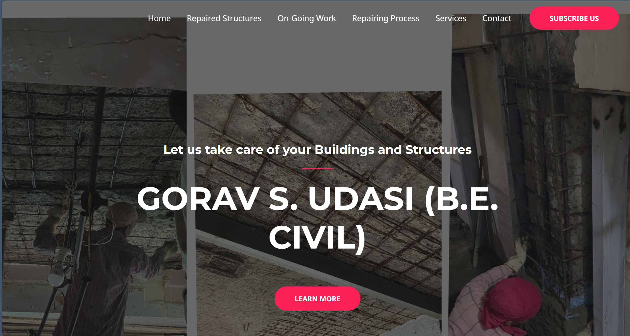 gorav udasi website screenshot